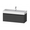 Duravit Ketho.2 Umývadlová skrinka, 44x118x46 cm, 1 zásuvka, grafit mat K25079049490000