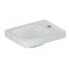 Geberit iCon Umývadielko, 380x280x130, bez prepadu, otvor na batériu vpravo, KeraTect, biela 501.830.00.2