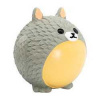 Loptička v dizajne zvieratká Totoro, so zvukom, 8 cm, latex, šedá, HipHop