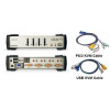 Aten CS-1734B-A7-G KVM 4 1 USB-2.0 PS/2 Audio OSD