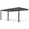Gutroof DELUXE WALL AUTOMATIC hliníková pergola 3,6 x 6 m, anthracit