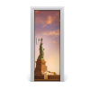Fototapeta samolepiace na dvere socha Slobody 75x205