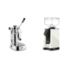 La Pavoni Professional Lusso + Eureka Mignon Silenzio, BL white