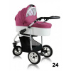 Kombinovaný kočík Prampol Solam Leather : Autosedačka (vajíčko) - Bez autosedačky, Farba - 24