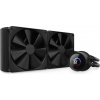 NZXT AIO liquid cooler CPU Kraken 280 / 2x140mm fan / 4-pin PWM / LCD display / black RL-KN280-B1