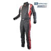 RRS Speed Race závodní kombinéza černo červená FIA 8856-2018 100% Nomex (EVO Diamond Star kombinéza s FIA homologací 8856-2018 100% Nomex)