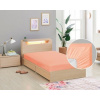 Bellatex Plátené prestieradlo s gumou marhuľová 90x200