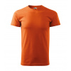 MALFINI BASIC 129 / Tričko, pánske - oranžová 4XL