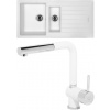 Set Sinks G16428 (dřez Perfecto 1000.1 Milk 28 + baterie Mix 3 P Milk 28)