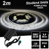 LEDprodukt 2m SMD2835 120LED/m IP65 vodeodolný studená b. - KOMPLETNÁ SADA