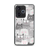 Lesklý kryt Mobiwear Glossy - Xiaomi Redmi Note 13 Pro Plus 5G - G045G - Kočičky (Prémiové lesklé pouzdro, obal, kryt Mobiwear Glossy na mobil Xiaomi Redmi Note 13 Pro Plus 5G - G045G - Kočičky, mater