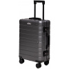 ROWEX Príručný kabínový cestovný kufor s TSA, aluvision sivý 4316/SED