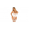 Obsessive Amor Blanco corset, biela, S/M