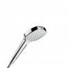 Hansgrohe Ručná sprcha e 11 cm, 1 prúd, biely chróm 26814400