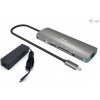 i-tec USB-C Metal Nano Docking Station 4K HDMI LAN, Power Delivery 100 W + Charger 100W (bundle) C31NANOLANPD100