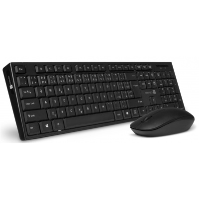 CONNECT IT Combo bezdrôtová čierna klávesnica + myš, CZ + SK rozloženie CKM-7500-CS