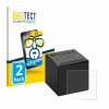 2x BROTECT Displayschutz-Folie pro Sony ICF-C1 (radiobudík) (2x čirá ochranná fólie BROTECT pro Sony ICF-C1 (radiobudík))