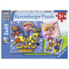 Ravensburger 093694 Tlapková Patrola Chlupatí hrdinové 3 x 49 dielov