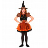 Kostým oranžovej čarodejnice Kostým čarodejnice Kostým Halloween 128
