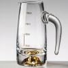 Krištáľový džbánik s odmerkou - Zlatá/100ml KP-35425