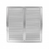 Trebor Dvierka revízne kovové biele s tlačidlovým zámkom | 150x150 mm