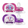 Avent Philips Ultra air text dievča 2 ks V001039
