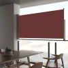 vidaXL Zaťahovacia bočná markíza na terasu 80x300 cm, hnedá - Hnedá - 62811-17705