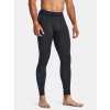 Pánske športové legíny Under Armour UA CG Armour Twist Lgs-BLK – čierno-sivo-modré Velikost: XL