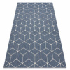Eoshop Koberec FLAT 48721/591 SISAL - 3d kostka modry (Velikost: 120x170 cm)