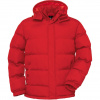Pánska prešívaná bunda B&C Cocoon+ - červená, S