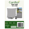 Eoshop Stínová plachta 3,6x3,6m Gardlov 23164