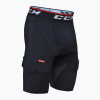 Pánske hokejové šortky CCM Ribano Compresion Jock SR black
