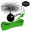 Súprava na čistenie komína Sigmet s guľou 3,5 kg a lanom 12 m