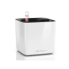 Lechuza Cube Glossy 14 All inclusive set white highgloss 14x14x14 cm