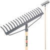 STREND Hrábě kov 18 hrotů s násadou 160cm