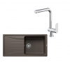 SET211 - Gránitový drez Blanco Sona XL 6 S káva + Kuchynská batéria Rosan S2 238201 chróm