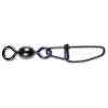 Black Cat karabinka s Obratlíkom Cross Lock Swivel veľ.3 70 kg 5 ks