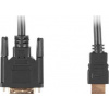 Lanberg HDMI kábel - DVI-D 1,8 m čierny (CA-HDDV-10CC-0018-BK)