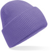 Beechfield Čepice Recycled B385R s manžetou, pletená COT53385R09299-violet Fialová UNI