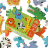 PUZZLE SAFARI ZVÍŘÁTKA V PLECHOVÉ KRABIČCE (KX6015)
