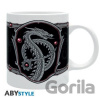 ABY style Hrnček House of Dragon Rod Draka strieborný drak 320 ml