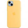Kryt na mobil Apple Silicone Case s MagSafe pro iPhone 14 Plus - slunečně žlutý MPTD3ZM/A