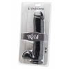 Get Real 11 Inch veľké dildo s prísavkou BLACK