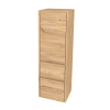 Mereo Opto kúpeľňová skrinka vysoká 125 cm, ľavé otváranie, Multidecor, Jaseň horský CN995LJASH