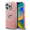 Karl Lagerfeld IML K&CH Heads Repeated Logo MagSafe zadný kryt pre iPhone 16 Pro Max Pink