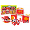 LEAN TOYS Požiarna stanica Súprava požiarnej stanice so zvukom