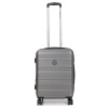 Malý kabínový cestovný kufor na kolieskach s expandérom 40 l Worldline 805 sivá
