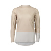 POC W's MTB Pure LS Jersey Lt Sandstone Beige/Granite Grey Veľkosť: L