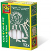 Ses Biele kriedy 12ks
