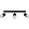 Sollux Lighting Nero stropné svietidlo 3x40 W čierna-chrómová SL.1066